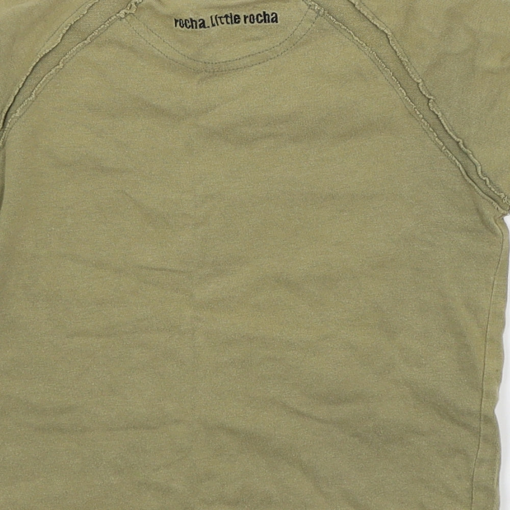 Debenhams Boys Green   Basic T-Shirt Size 2-3 Years