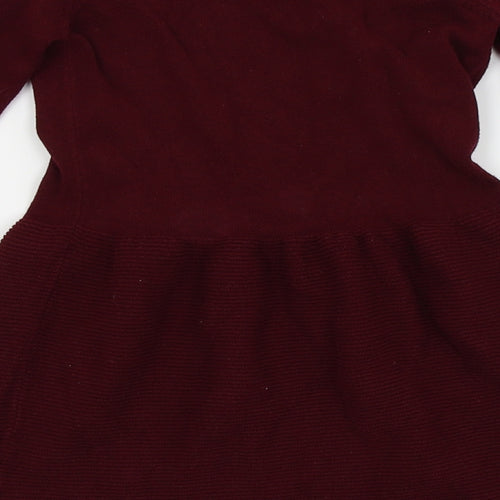 mamas & papas Girls Red   Fit & Flare  Size 2-3 Years