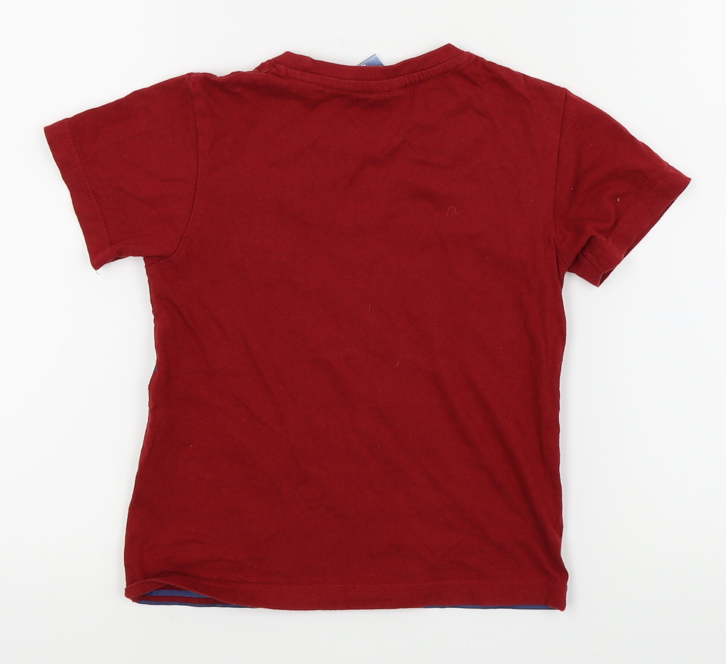 BARCA Boys Red   Jersey T-Shirt Size 4 Years  - Football