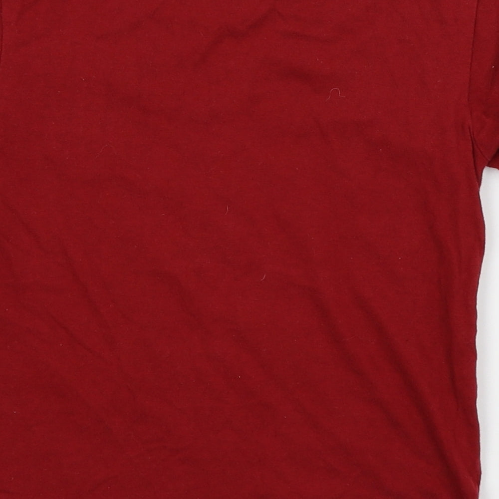BARCA Boys Red   Jersey T-Shirt Size 4 Years  - Football