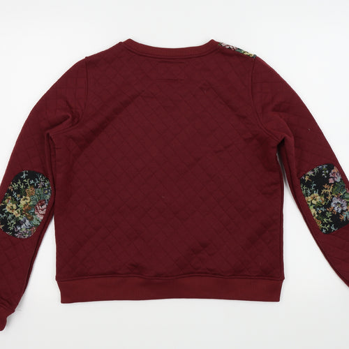 Bell field Womens Red   Pullover Sweatshirt Size 8