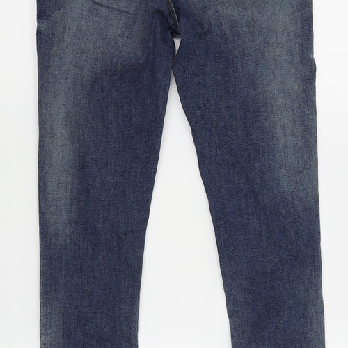 Denim & Co Womens Blue   Skinny Jeans Size 10 L27 in