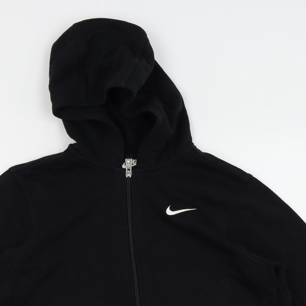 Nike Boys Black   Full Zip Jumper Size 12-13 Years
