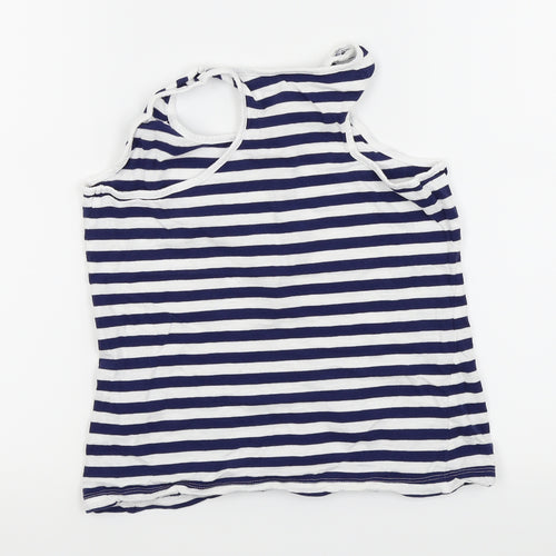 I love girls wear Girls White Striped  Camisole Tank Size 12-13 Years