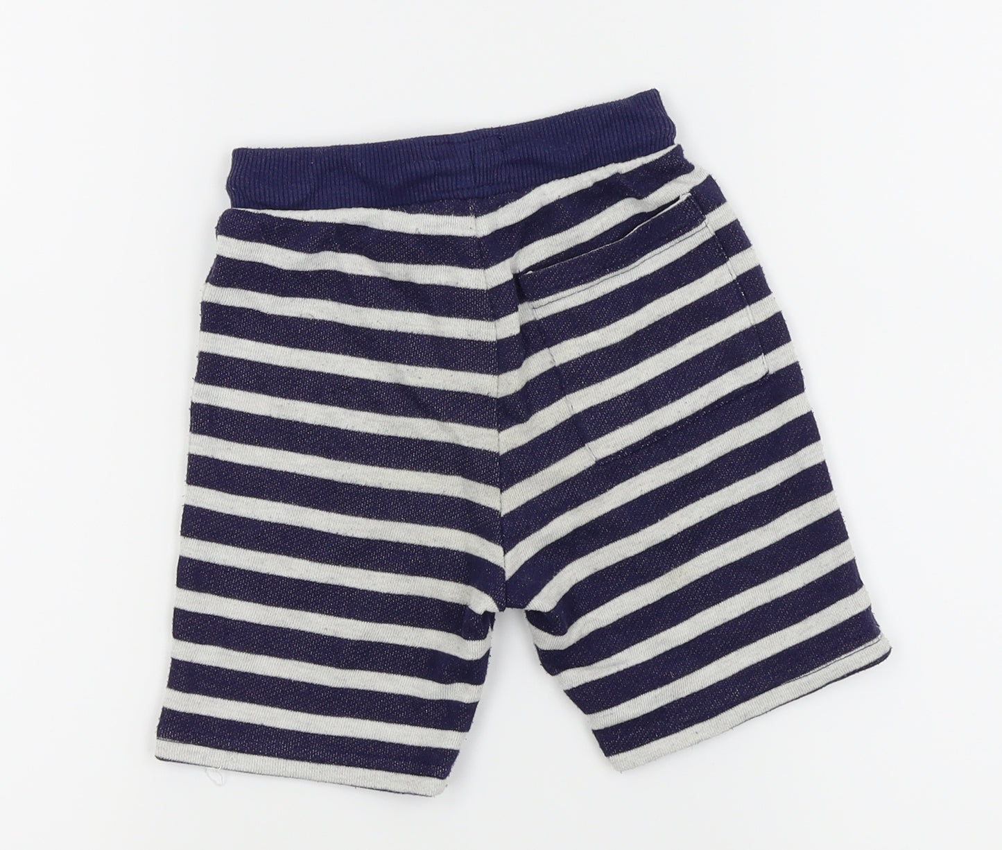 Rebel Boys White Striped  Sweat Shorts Size 3-4 Years