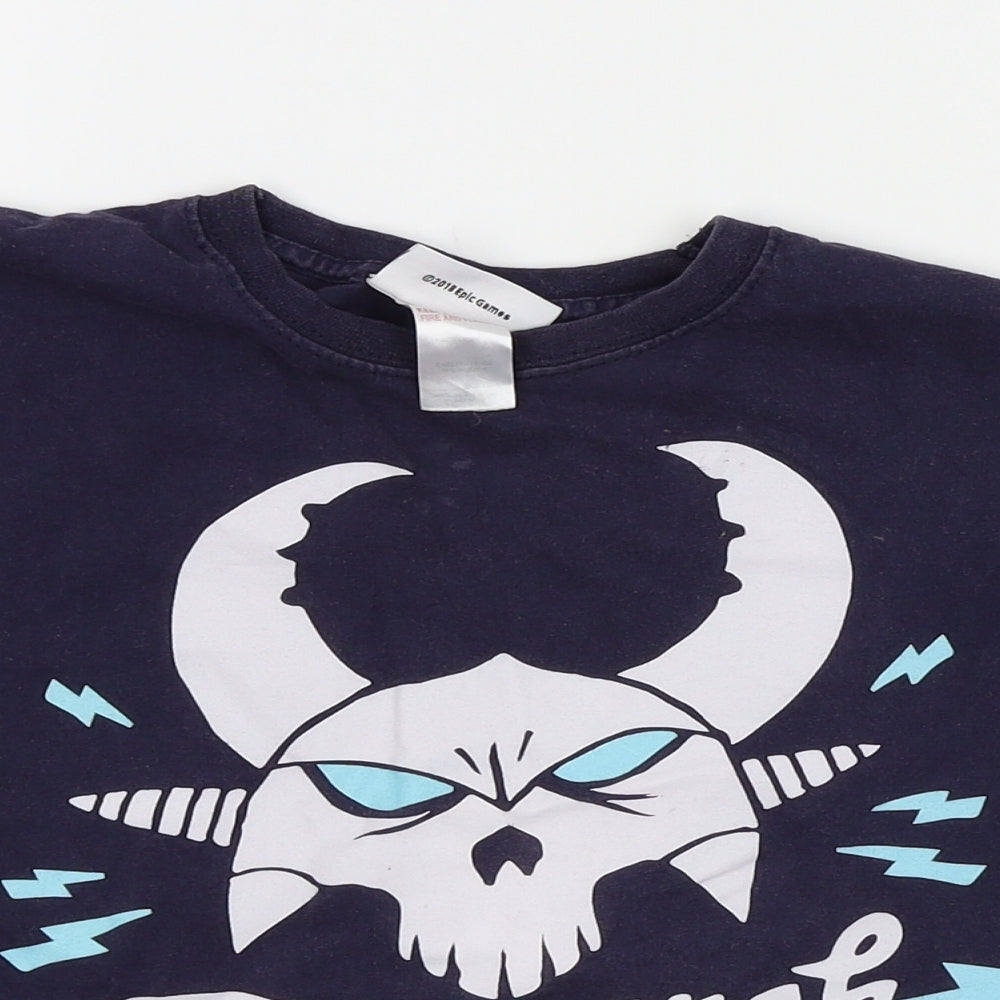 Fortnight Boys Blue   Basic T-Shirt Size S