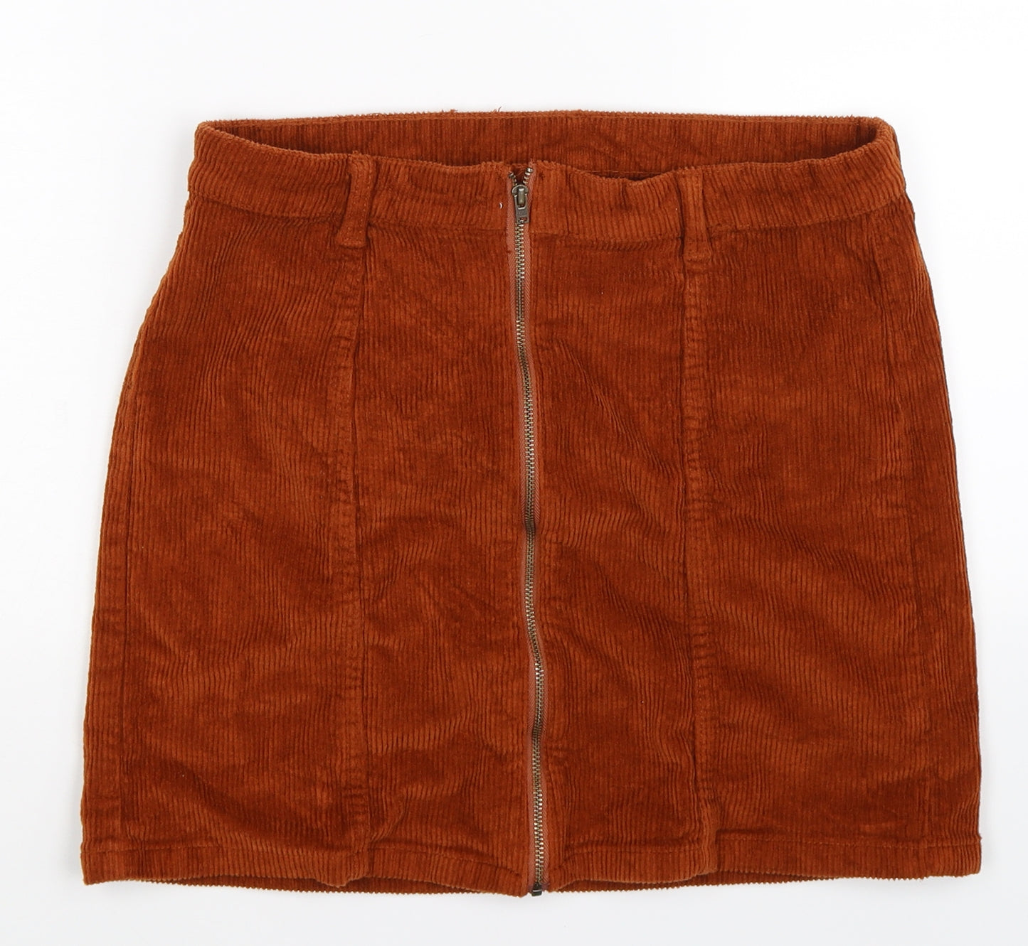 Only Womens Brown  Corduroy Mini Skirt Size M