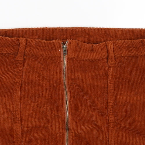 Only Womens Brown  Corduroy Mini Skirt Size M