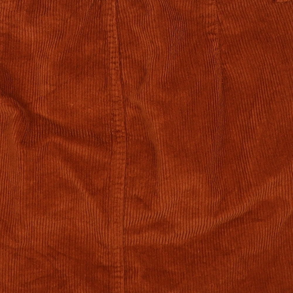 Only Womens Brown  Corduroy Mini Skirt Size M
