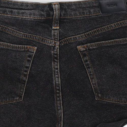 BDG Womens Black  Denim Hot Pants Shorts Size 26 in