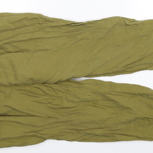H&M Womens Green   Trousers  Size 12 L26 in