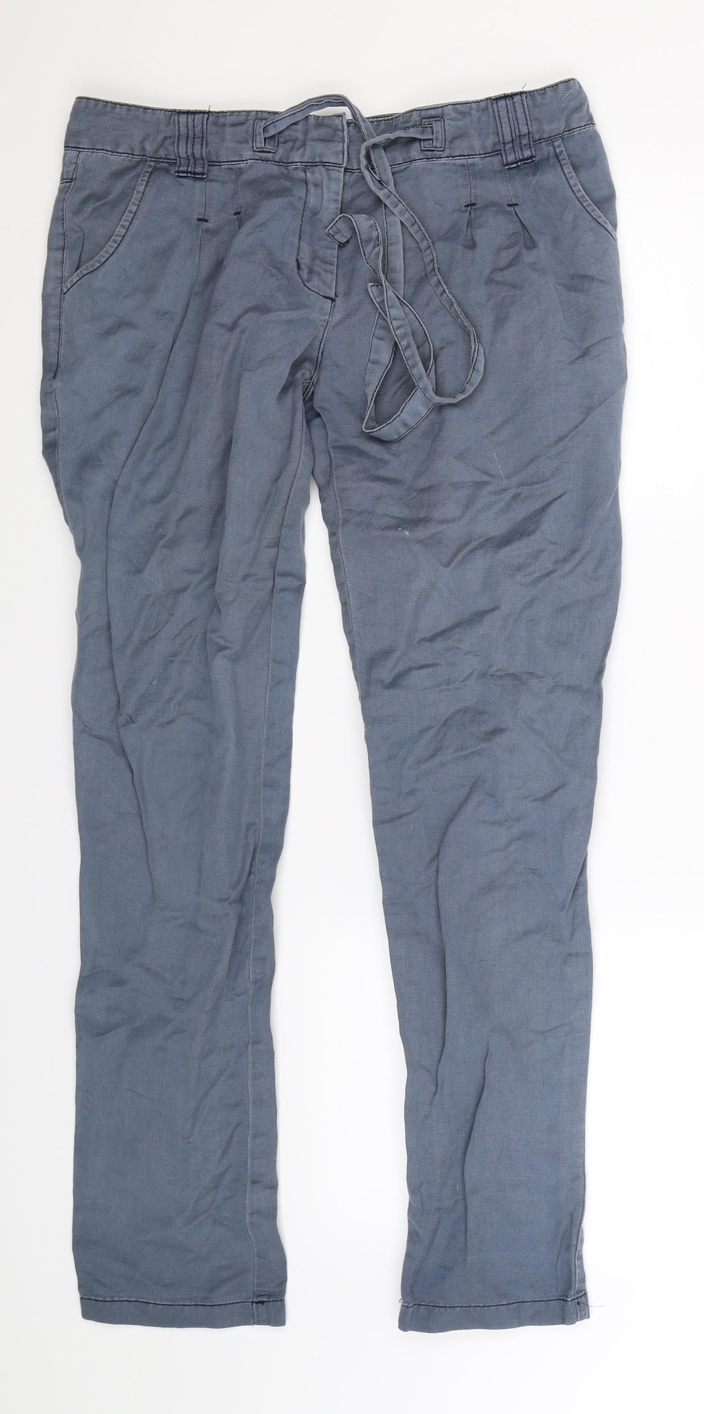 Topshop Womens Grey   Trousers  Size 10 L29 in