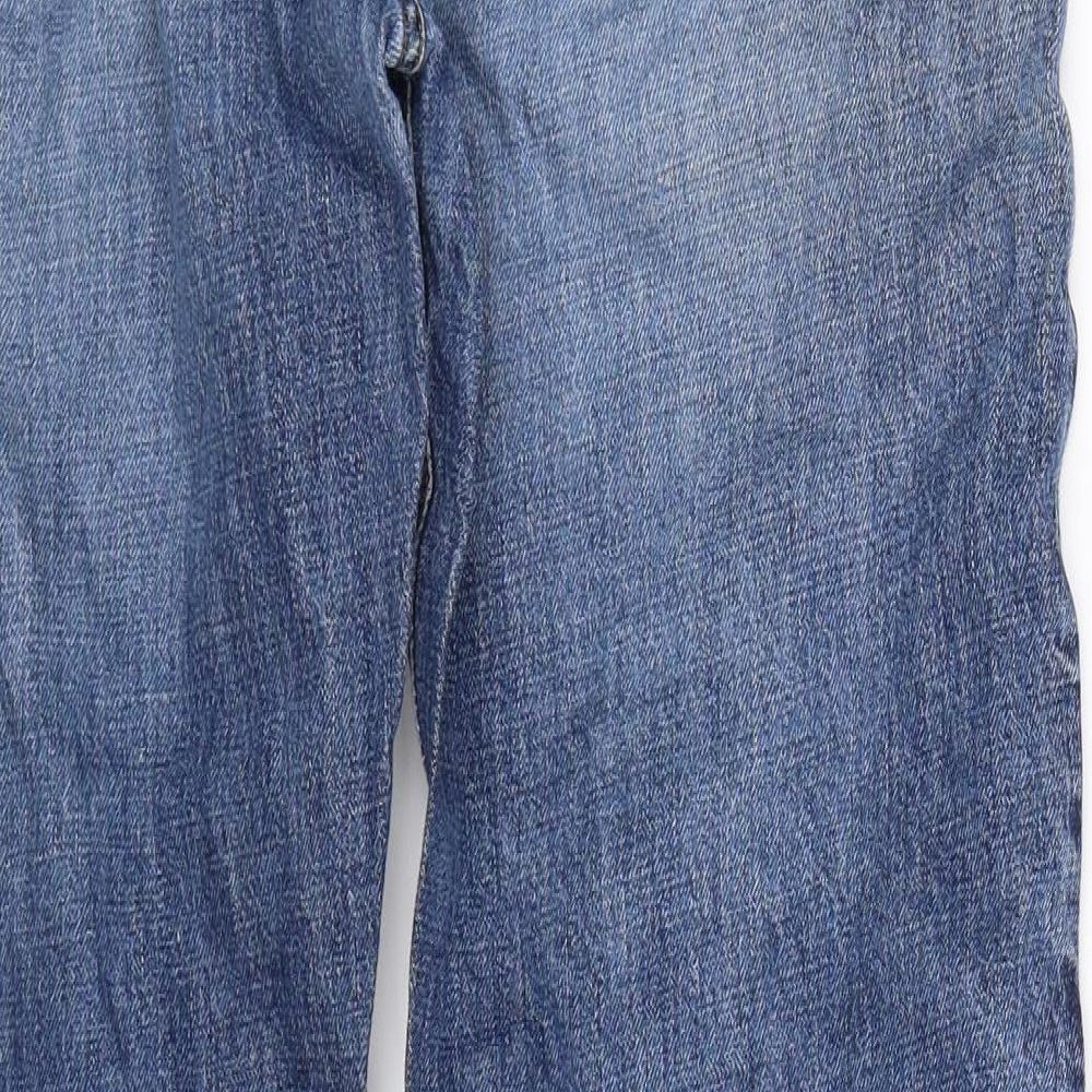 Fat Face Mens Blue  Denim Straight Jeans Size 34 L32 in