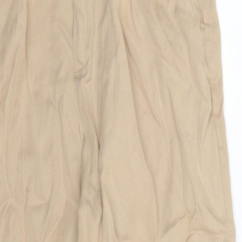 Lindex Womens Beige   Cropped Trousers Size 12 L23 in