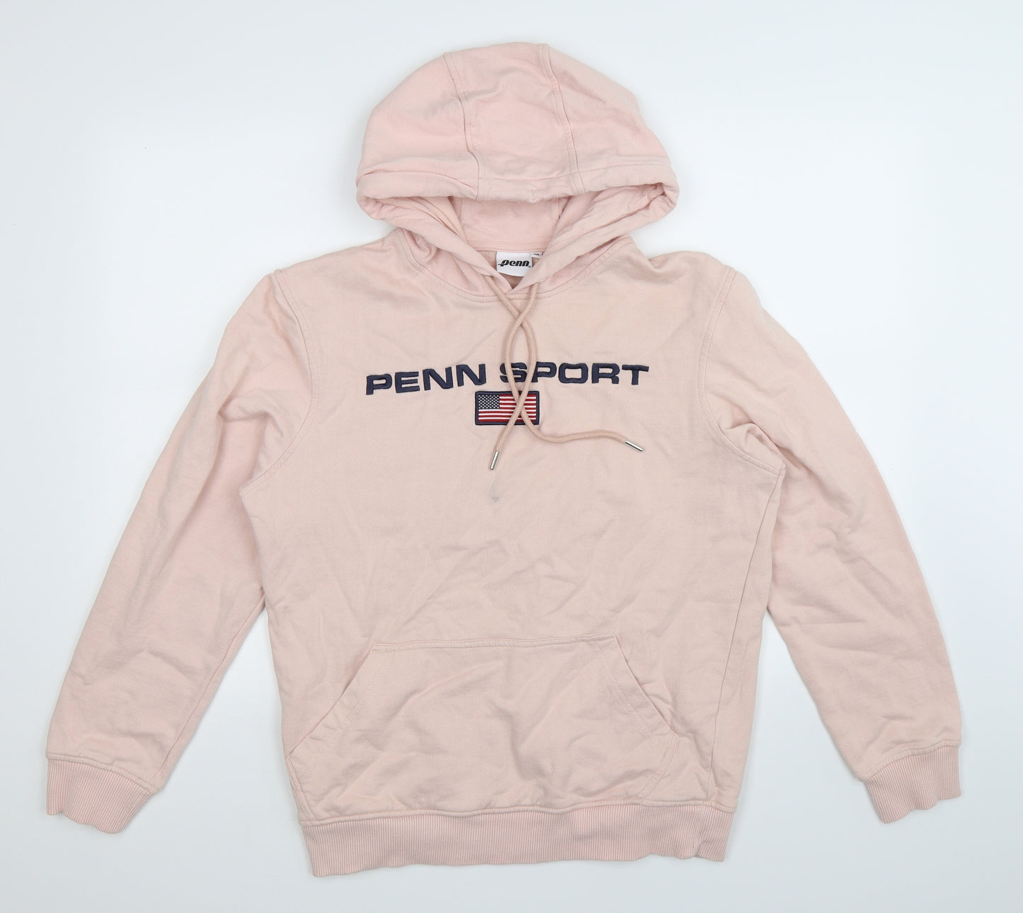 Penn Mens Orange   Pullover Hoodie Size M