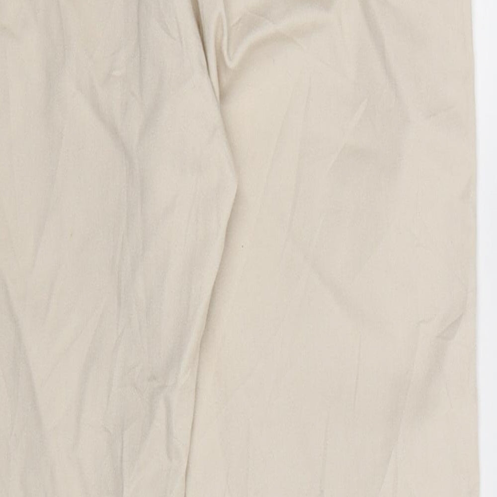 H&M Womens Beige   Trousers  Size 12 L25 in
