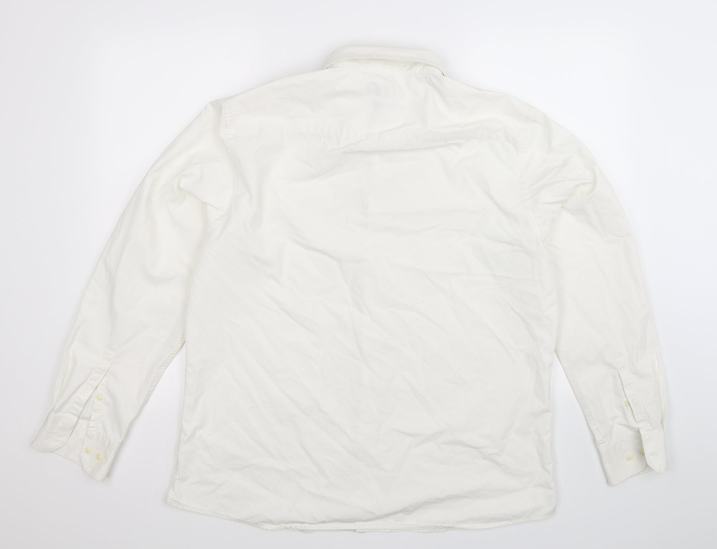 NEXT Mens White    Dress Shirt Size 17.5