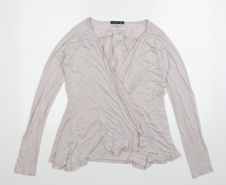 Atmosphere Womens Grey   Cardigan Jumper Size 12