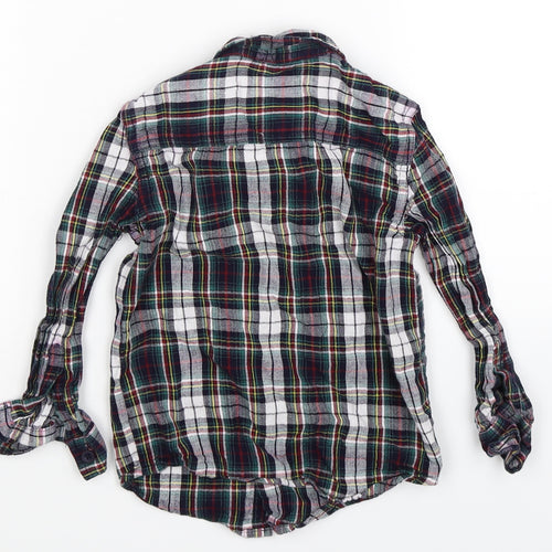 Rebel Boys Multicoloured Check  Basic Button-Up Size 4-5 Years