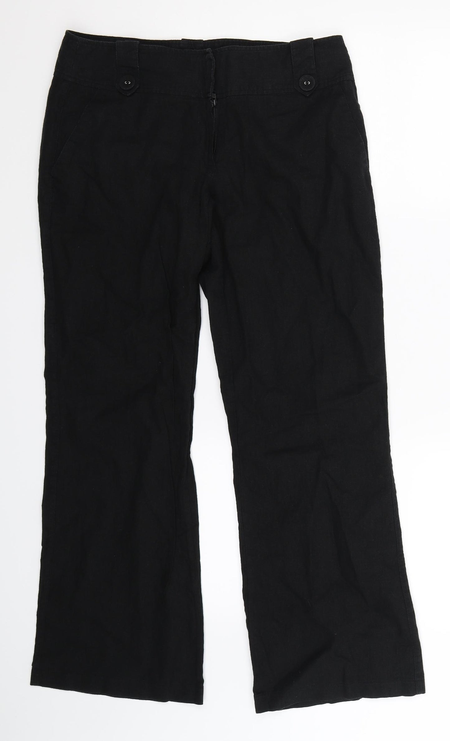 Atmosphere Womens Black   Trousers  Size 12 L28 in