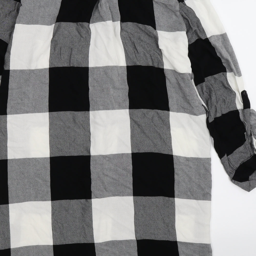 Primark Womens Multicoloured Check  Shirt Dress  Size 14