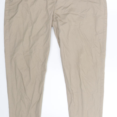 Wallis Womens Grey   Chino Trousers Size 16 L30 in