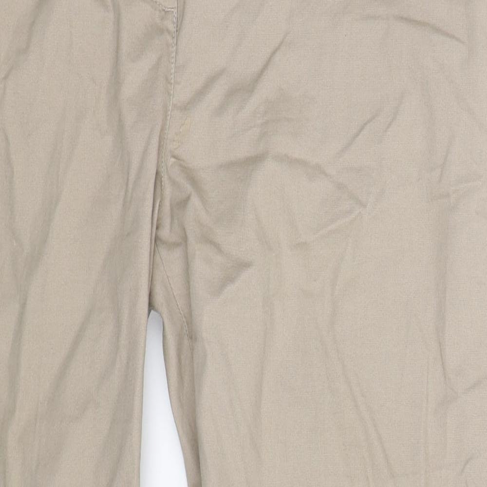 Wallis Womens Grey   Chino Trousers Size 16 L30 in