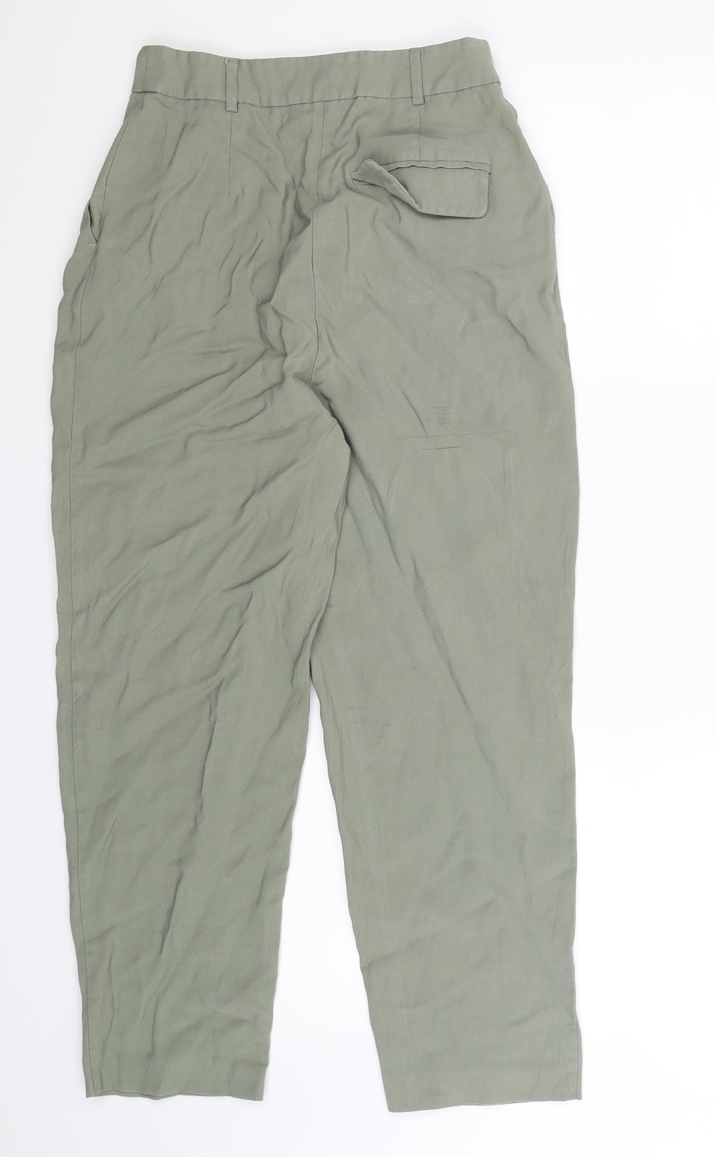 Topshop Womens Grey   Trousers  Size 6 L25 in