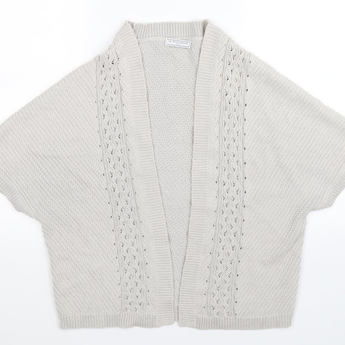 White Company Womens Grey  Knit Cardigan Jumper Size M
