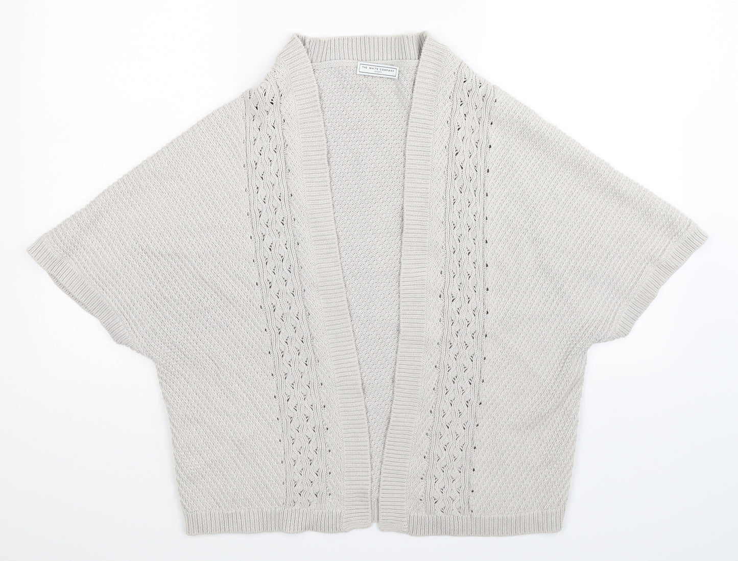 White Company Womens Grey  Knit Cardigan Jumper Size M