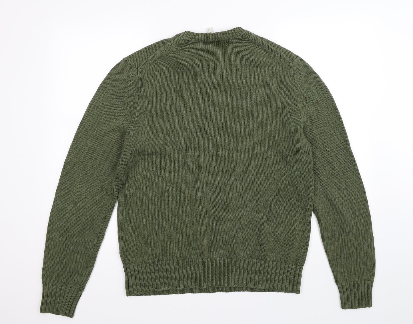 Gap Mens Green  Knit Pullover Jumper Size L
