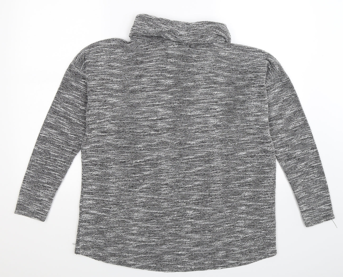 Quiz Womens Grey  Knit Pullover Jumper Size 14
