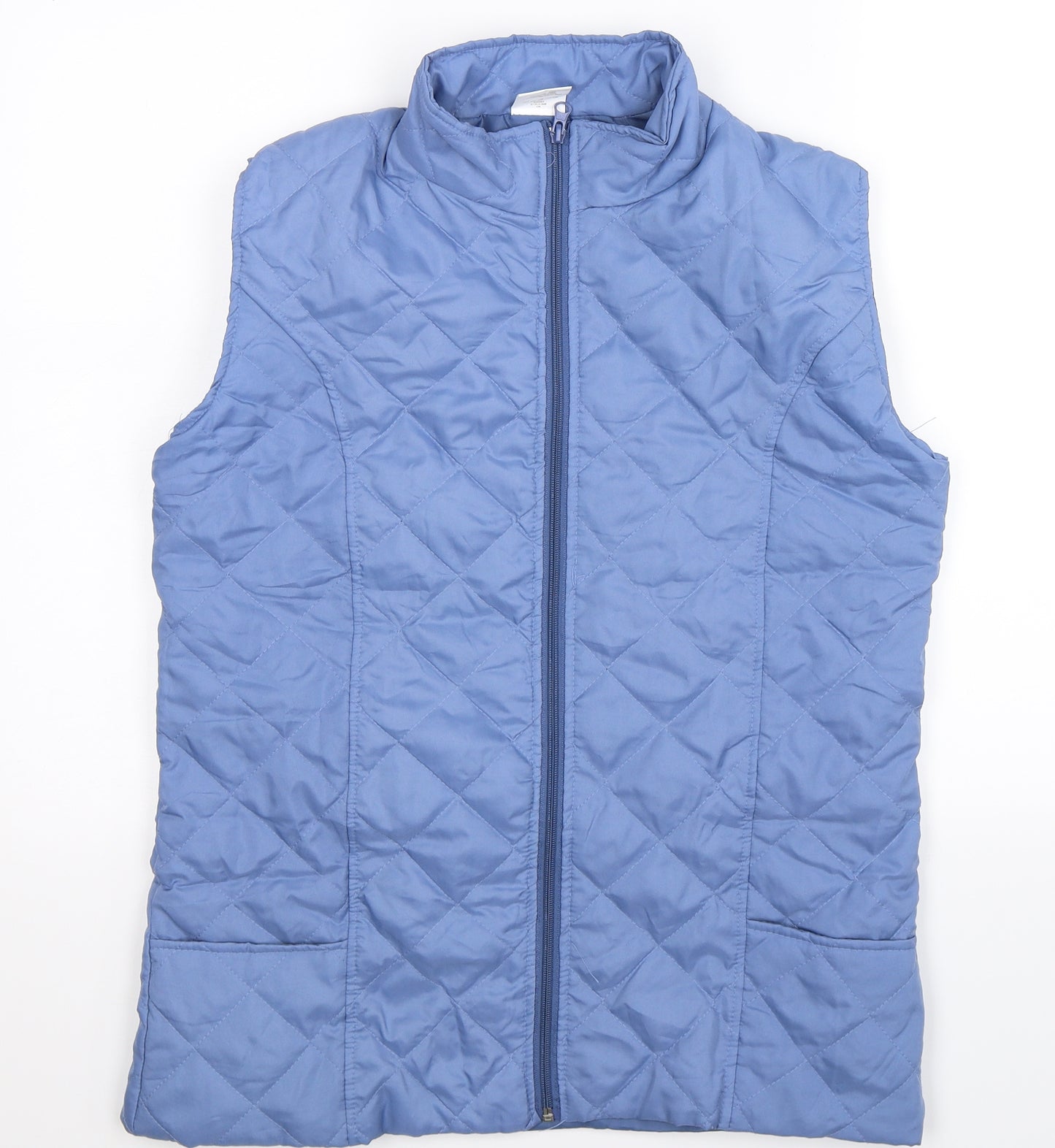 Anne De Lancay Womens Blue   Gilet Jacket Size S
