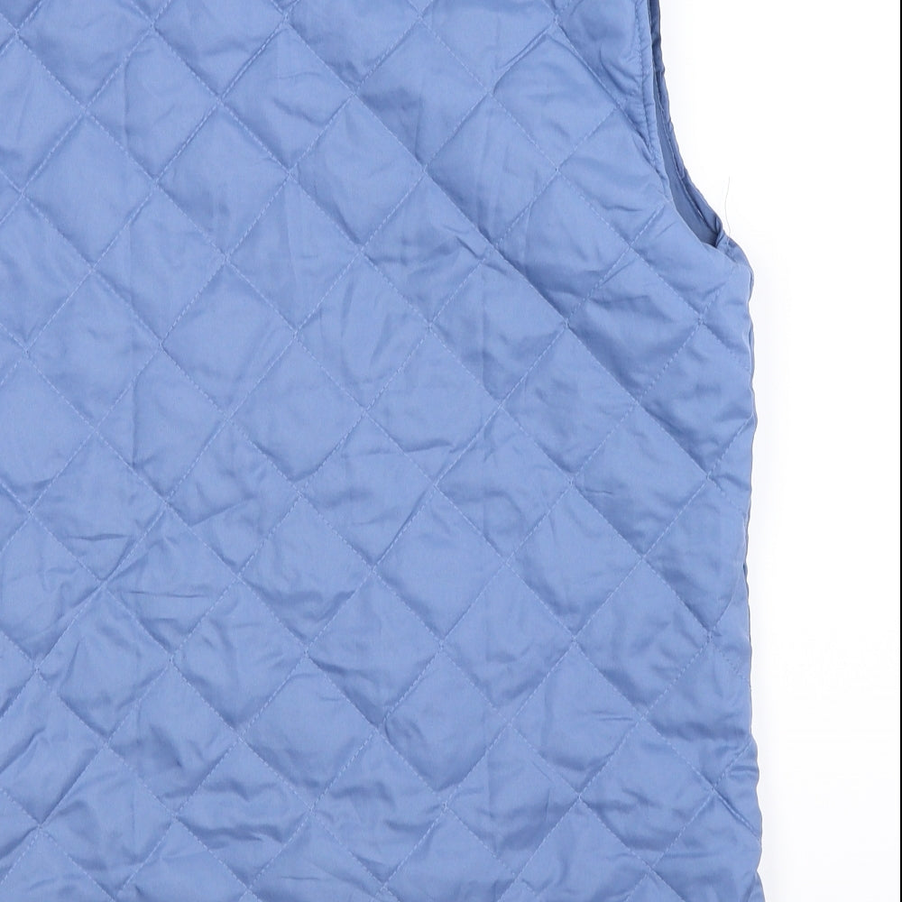 Anne De Lancay Womens Blue   Gilet Jacket Size S