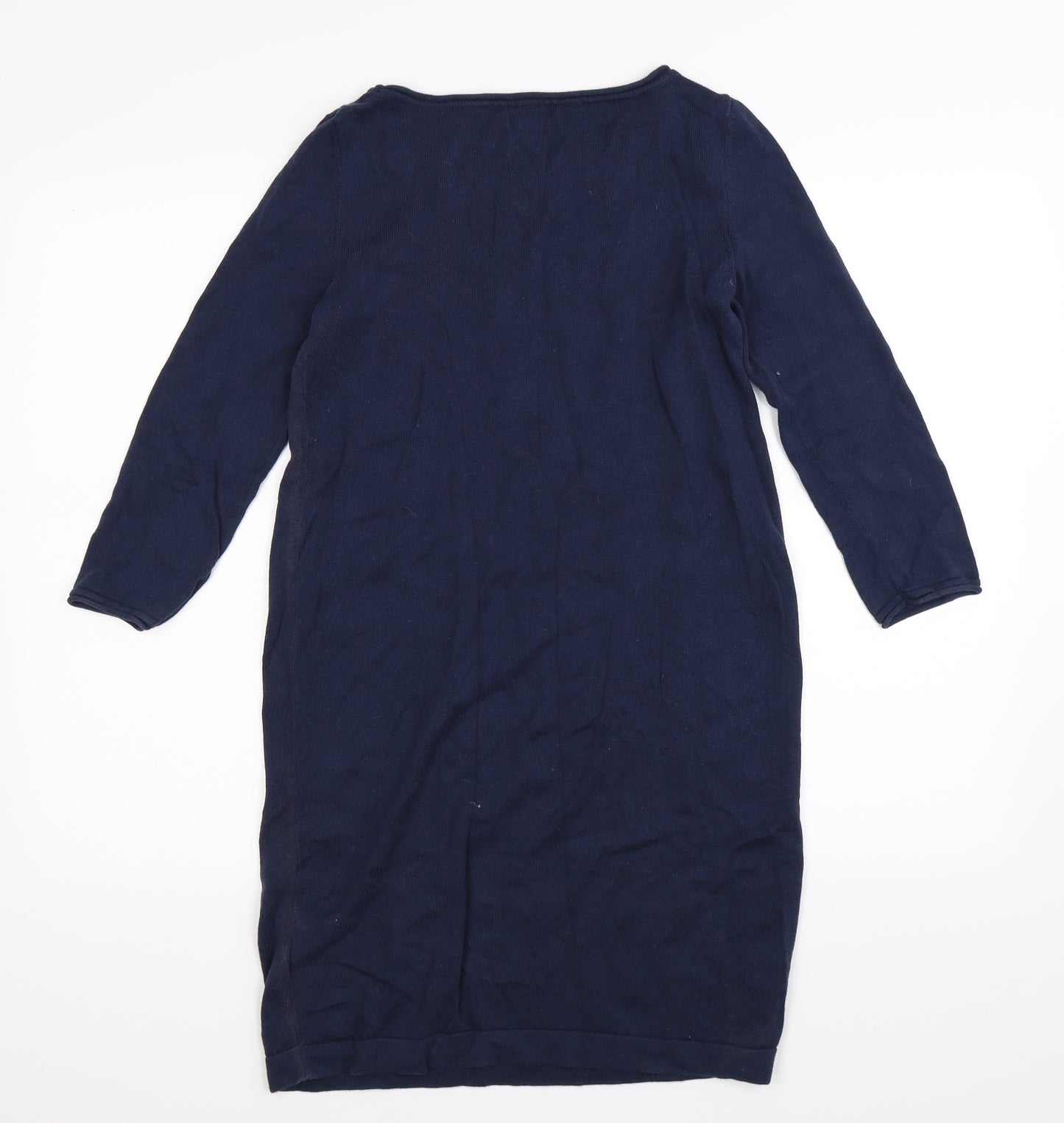 H&M Womens Blue  Knit Jumper Dress  Size XS