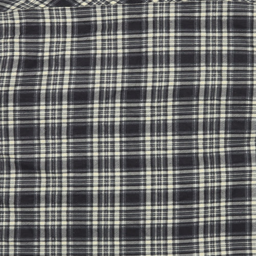 George Mens Black Check  Jacket Coat Size XL