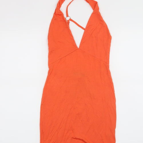 Missguided Womens Orange   A-Line  Size 10