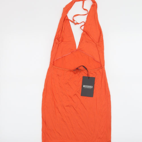 Missguided Womens Orange   A-Line  Size 10