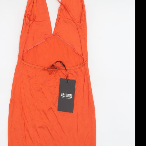 Missguided Womens Orange   A-Line  Size 10