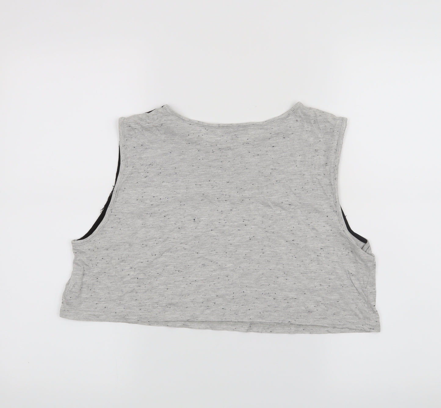 Topshop Womens Grey   Basic Tank Size 10