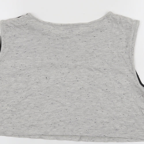 Topshop Womens Grey   Basic Tank Size 10
