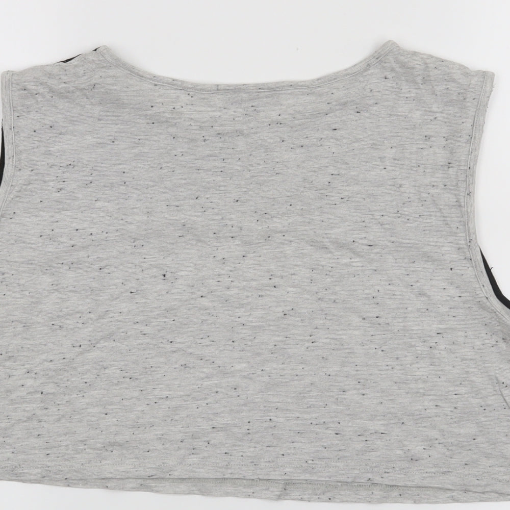 Topshop Womens Grey   Basic Tank Size 10