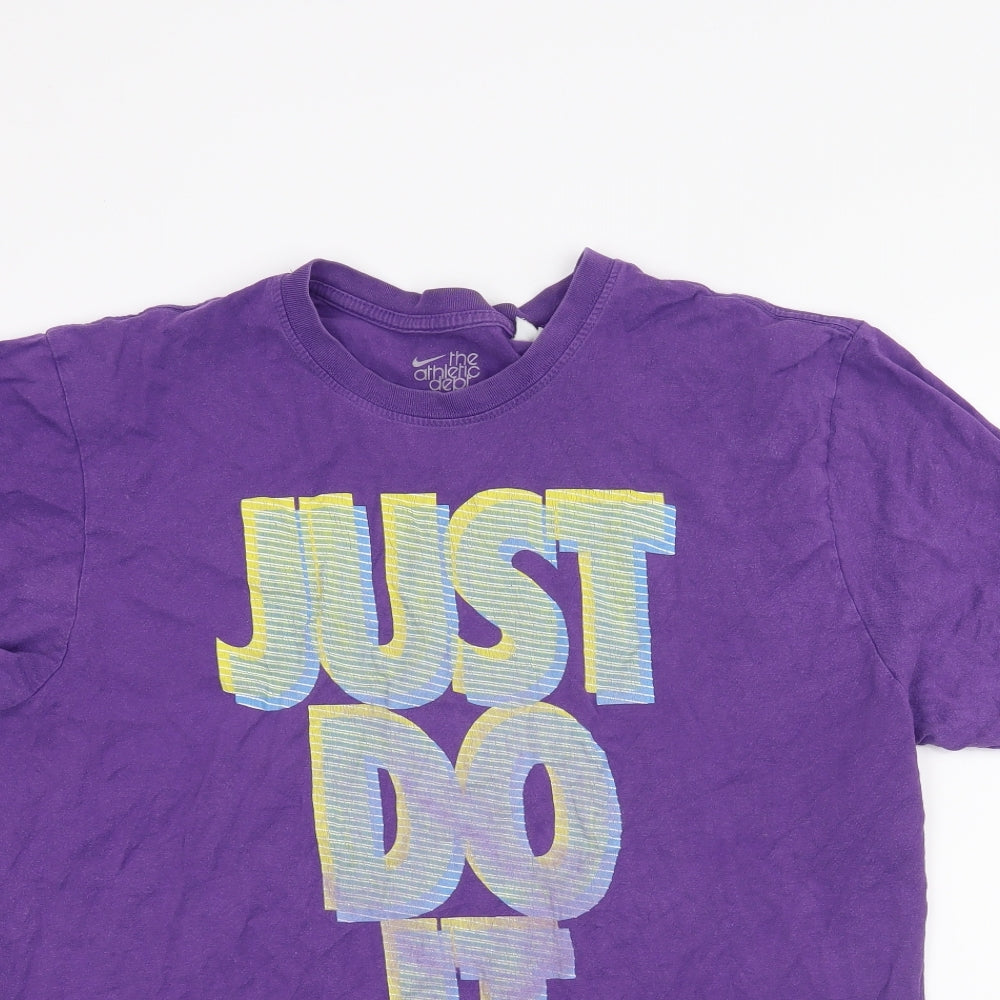Nike Mens Purple    T-Shirt Size XL