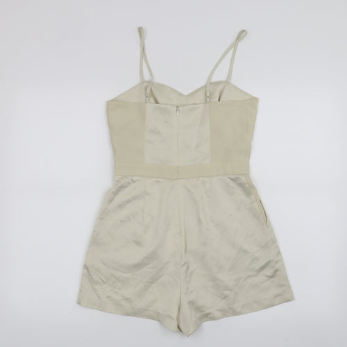Topshop Womens Beige   Romper One-Piece Size 8