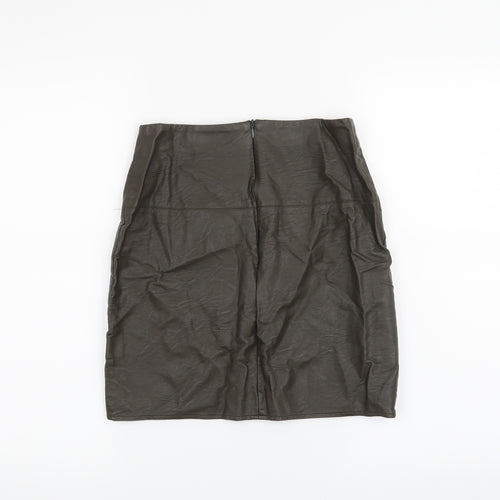 Missguided Womens Green   A-Line Skirt Size 8