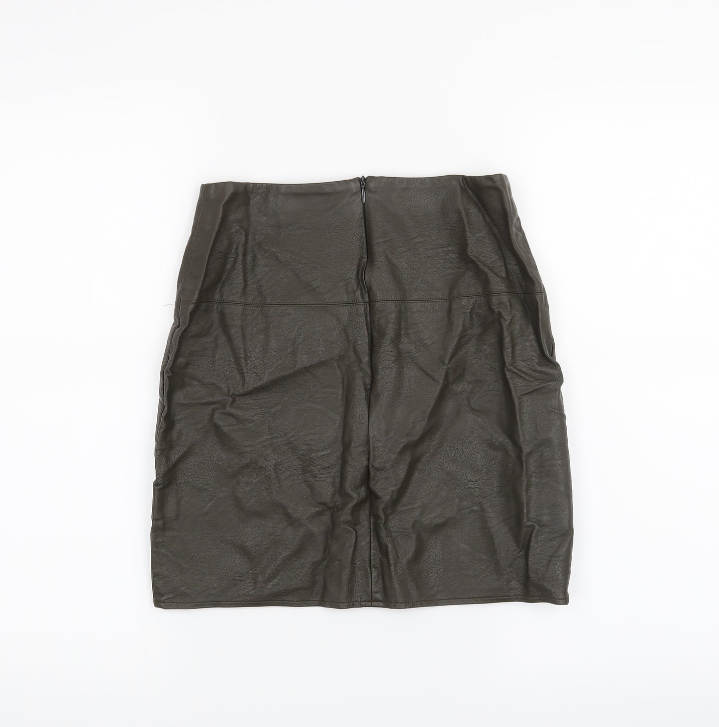 Missguided Womens Green   A-Line Skirt Size 8