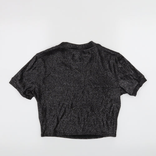 Topshop Womens Black   Basic T-Shirt Size 8