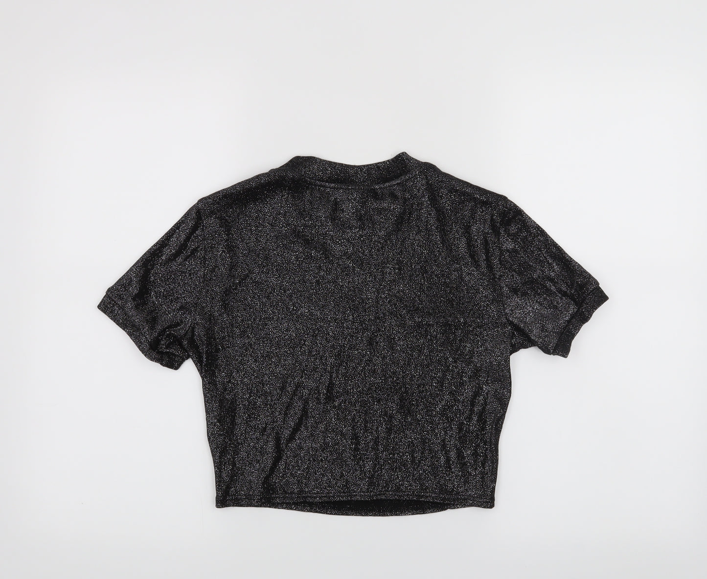 Topshop Womens Black   Basic T-Shirt Size 8