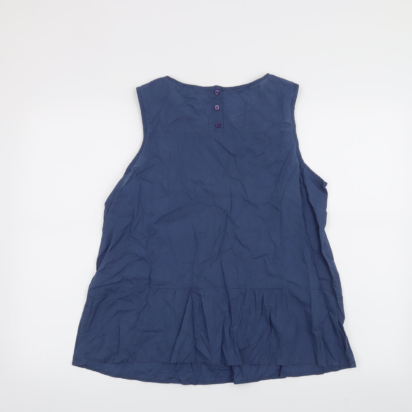 Monsoon Womens Blue   Basic Tank Size 14