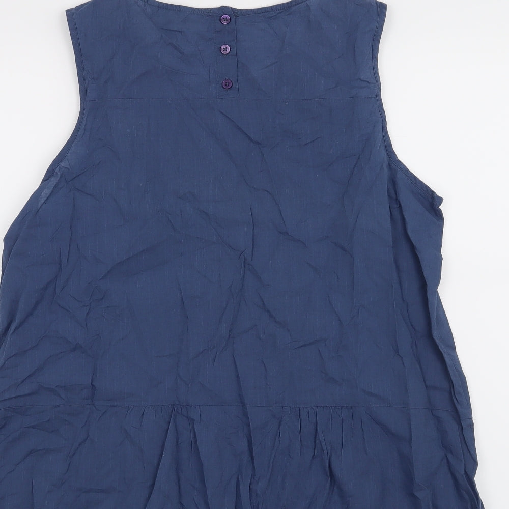 Monsoon Womens Blue   Basic Tank Size 14